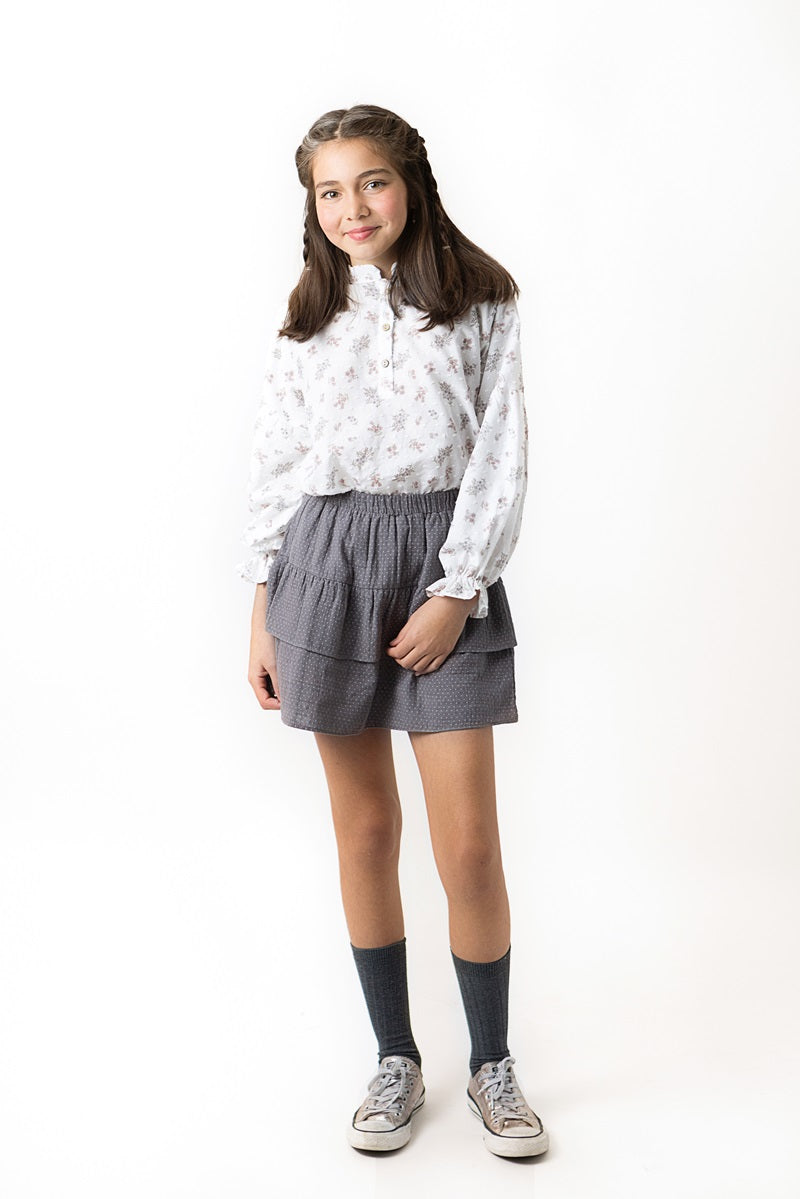FAL01 Falda topitos piedra