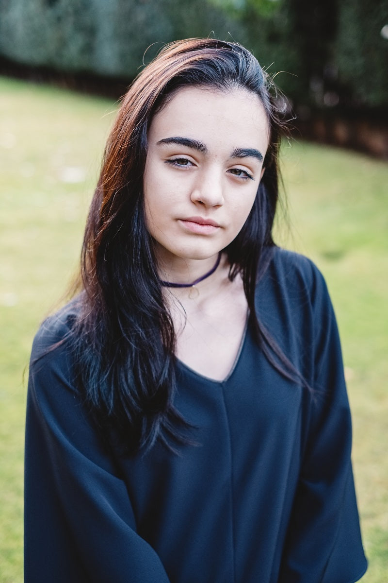 VEST06 Vestido túnica negro