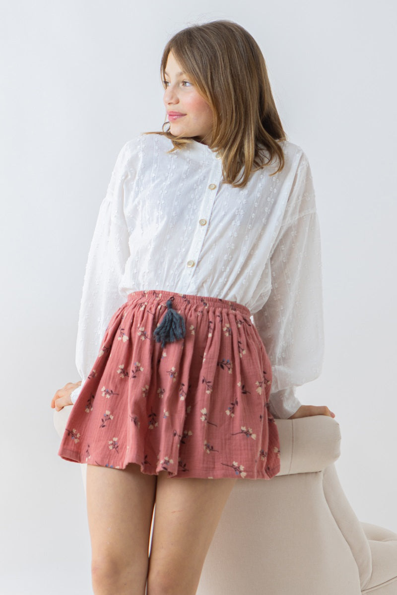 FAL04 Falda pantalón flor tulipán
