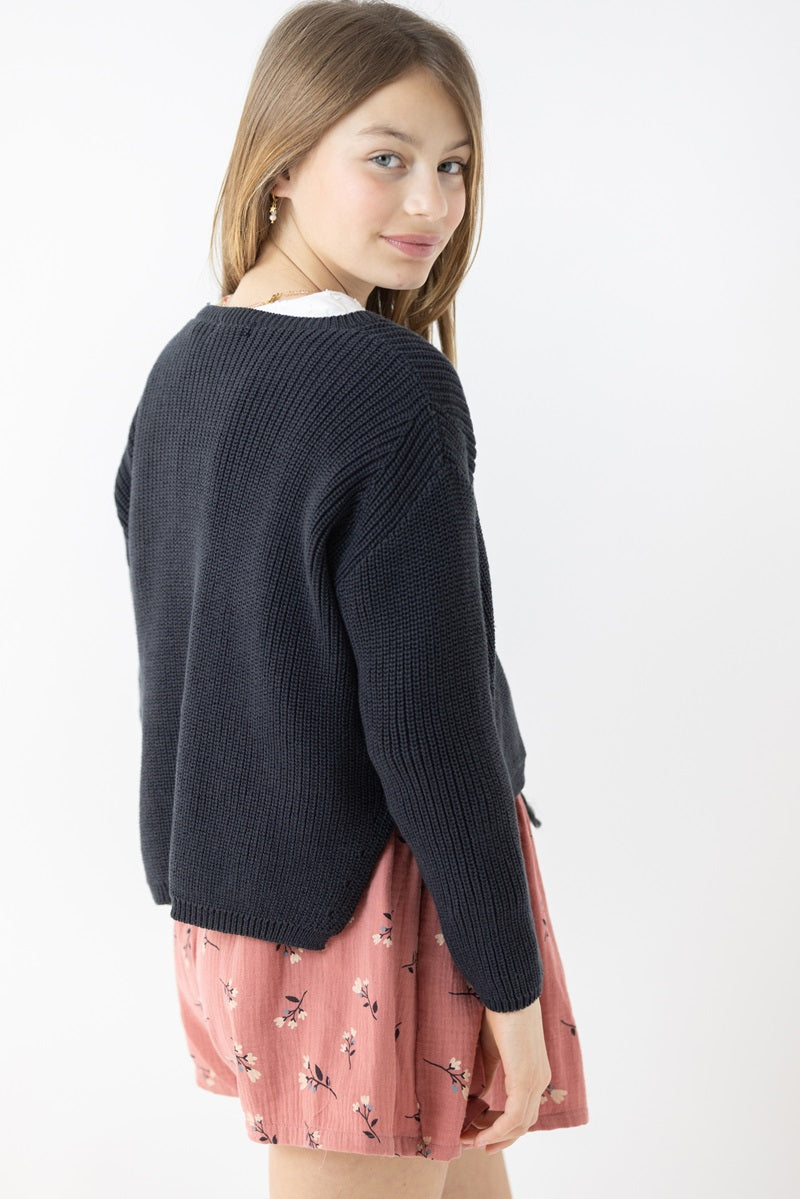 PUN02 Jersey oversize carbón