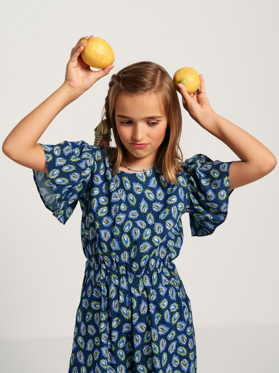 MON03 Mono alitas plumas azul