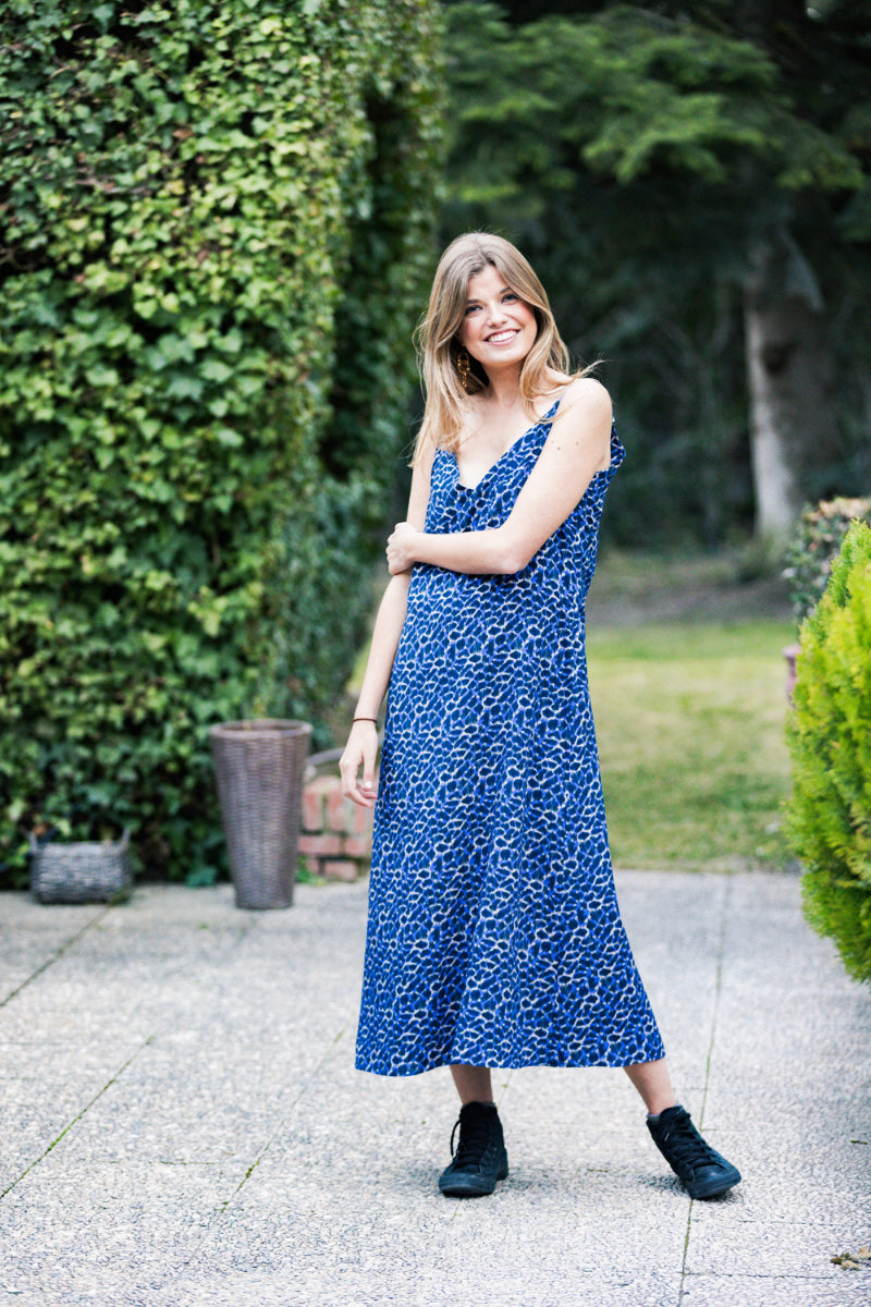 VEST03 Vestido largo print