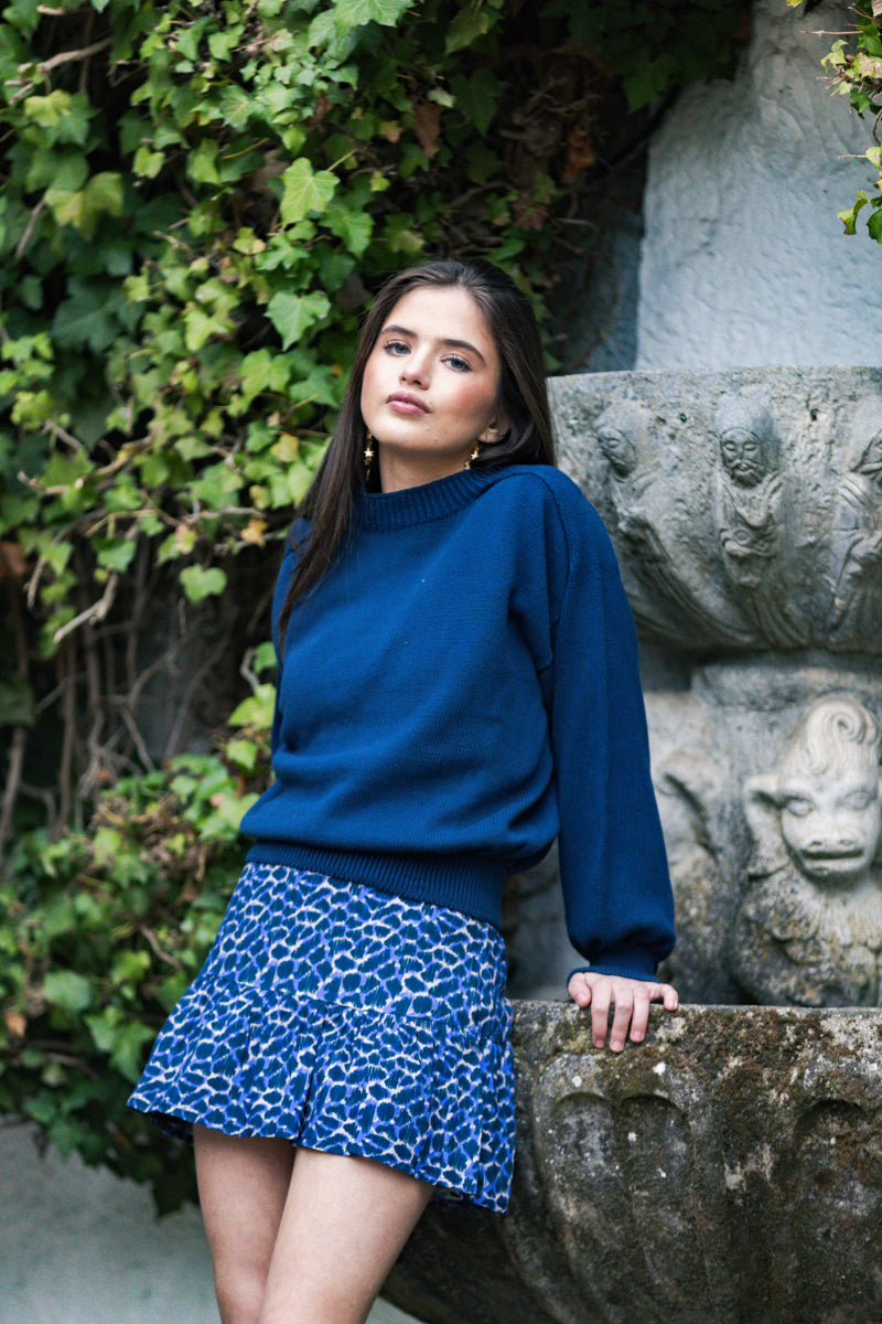 FALT02 Falda corta print