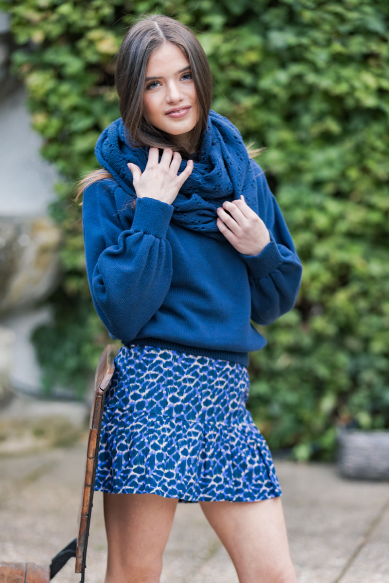 FALT02 Falda corta print