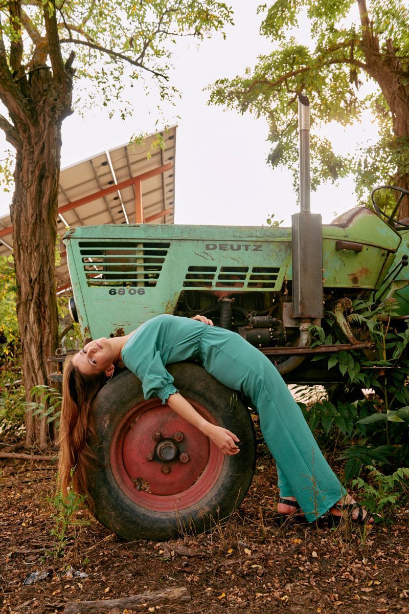 MONT04 Mono asimétrico verde