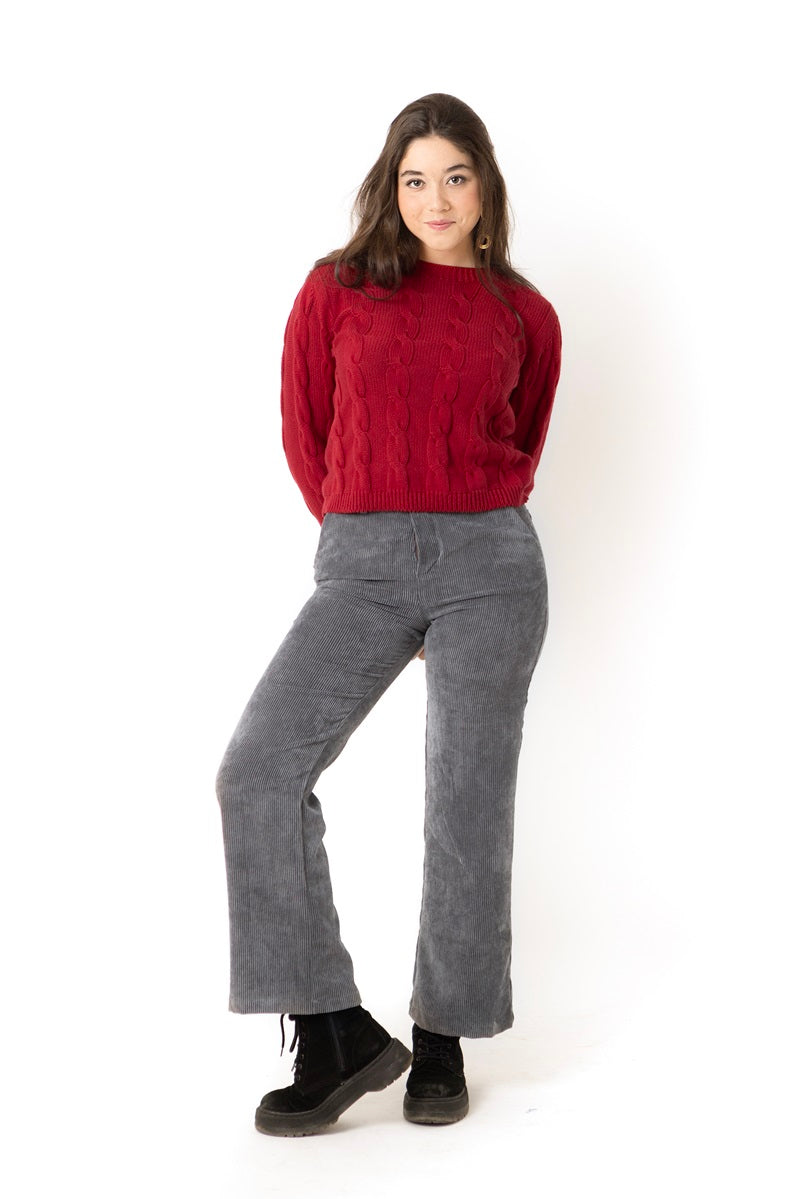 PANT01 Pantalón pana piedra