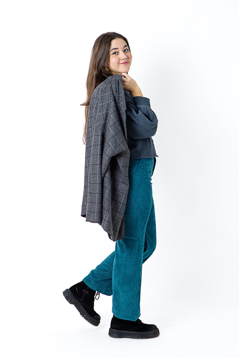 PANT02 Pantalón pana esmeralda