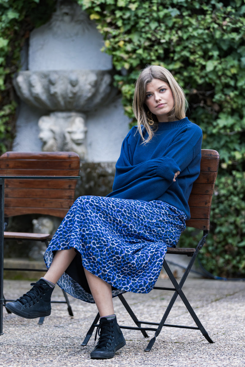 PUN09 Jersey oversize azul