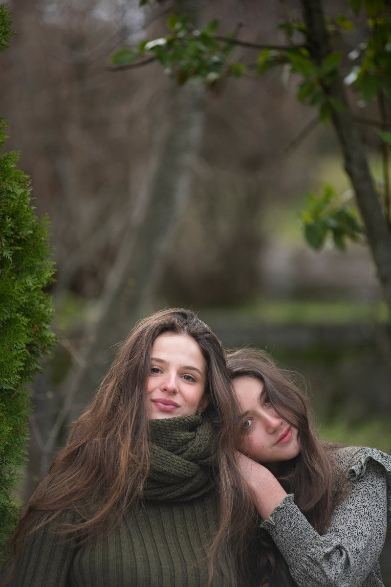 PUNT04 Jersey cropped verde caza