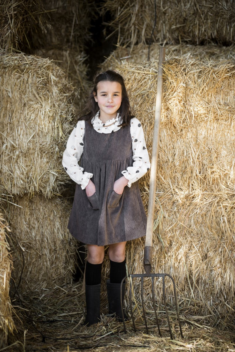 PCH02 Pichi pana bolsillos chocolate