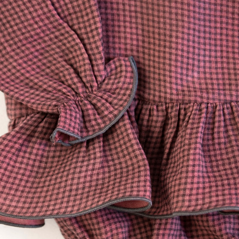 RAN03 Ranita vichy fresa/antracita