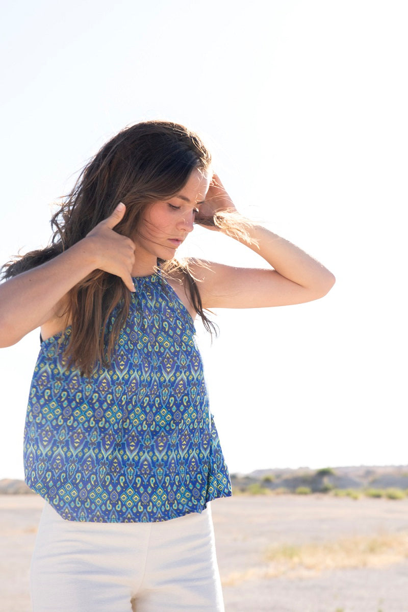 TOP03 Top halter étnico