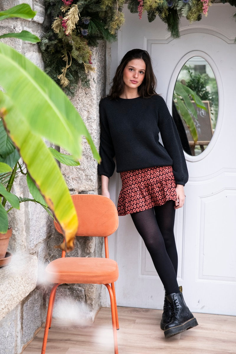 FALT03 Falda corta rombo