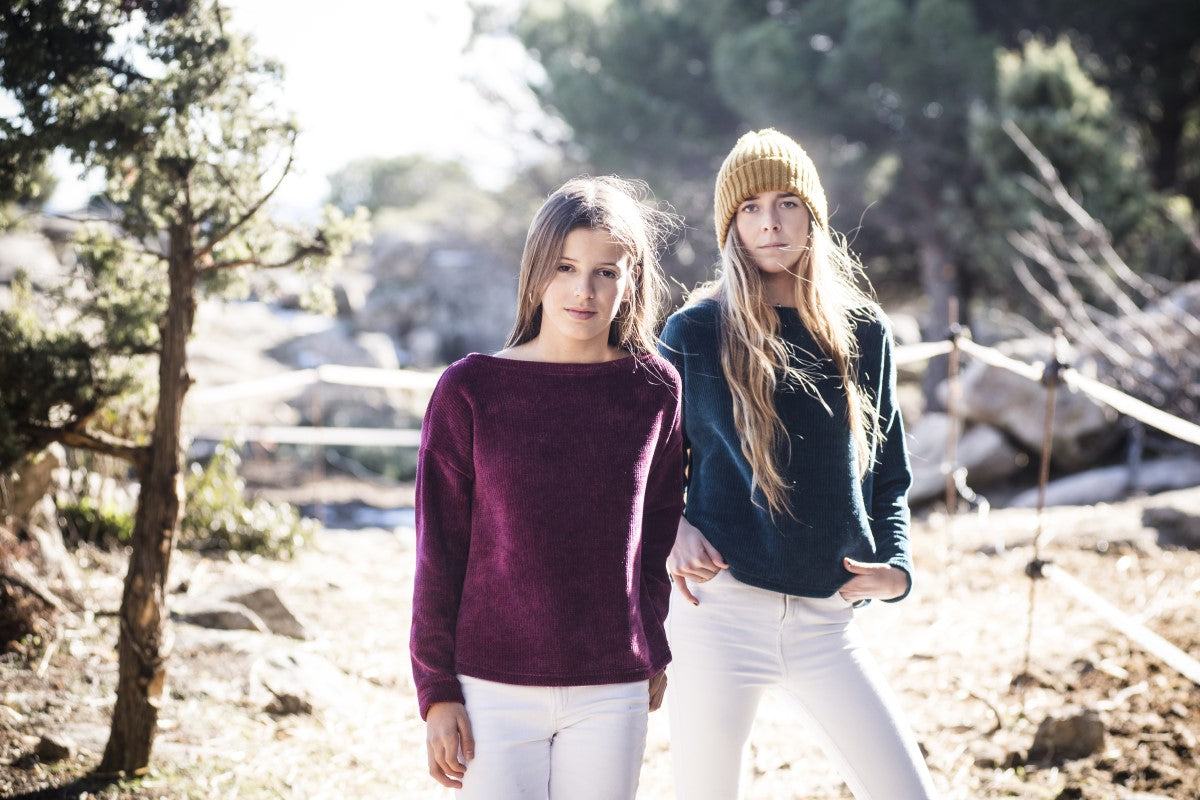 PUNT05 Jersey chenilla verde