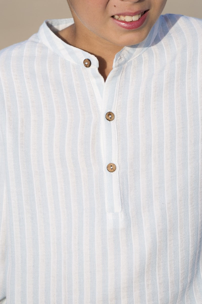 CAMM01 Camisa marinera azul