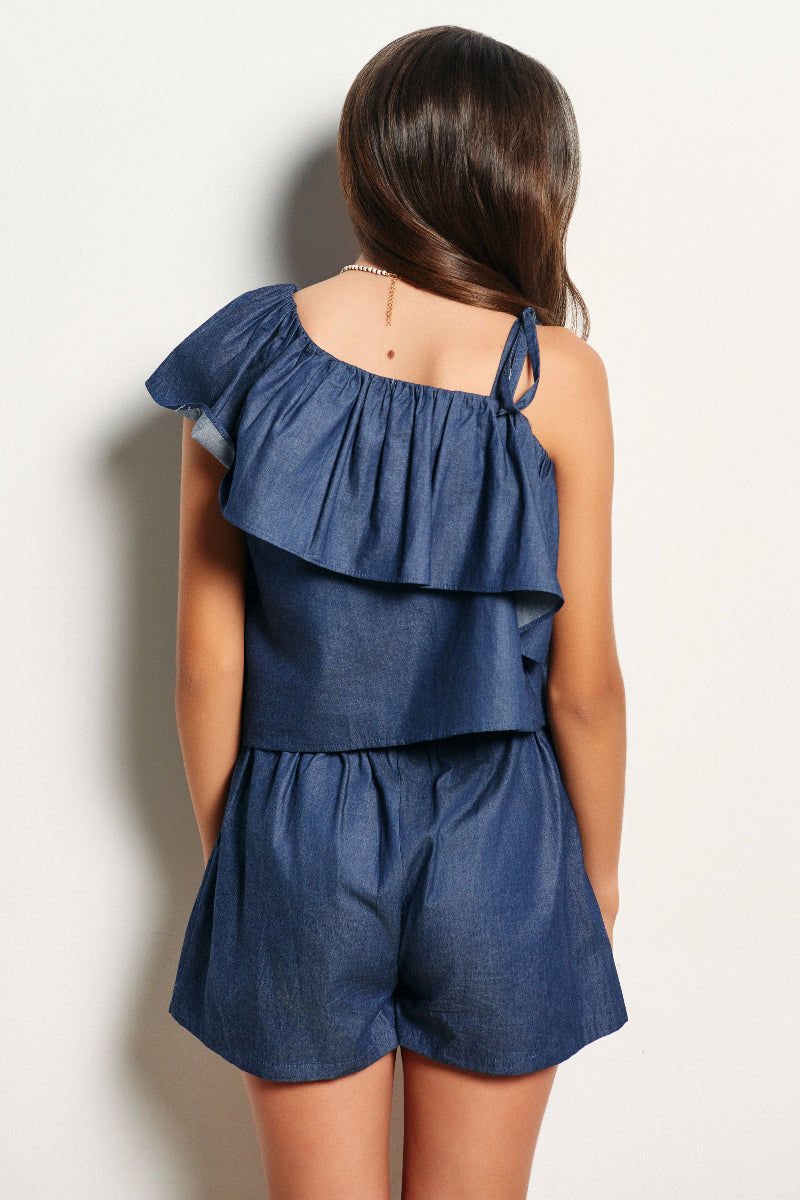 PAN06 Pantalón corto denim