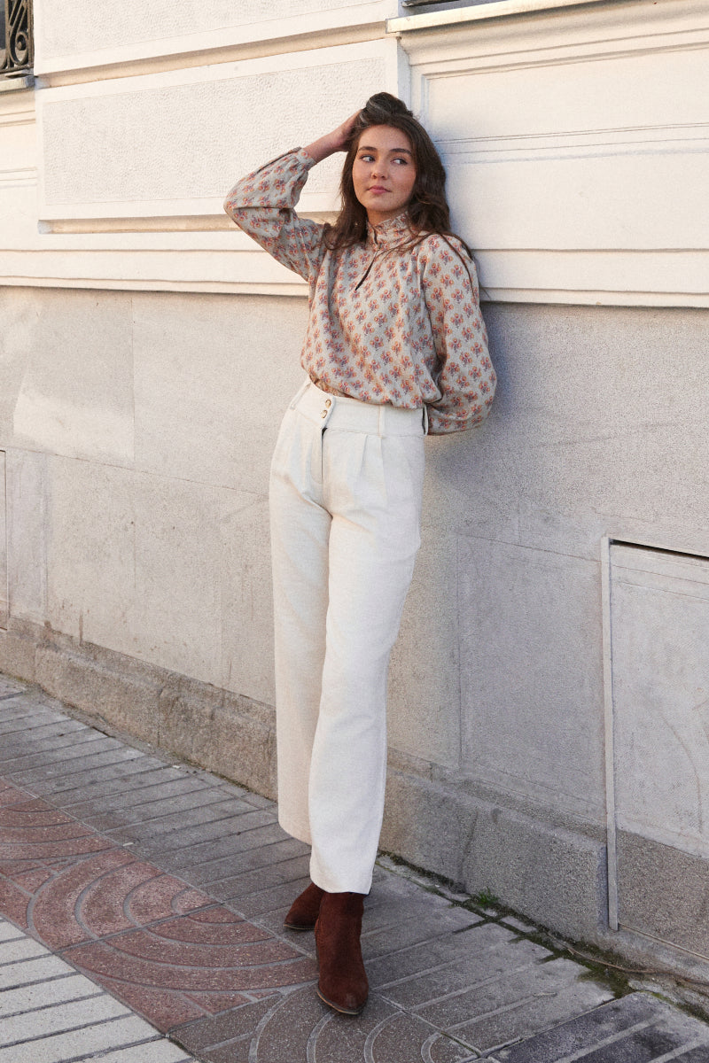 Pantalón marfil