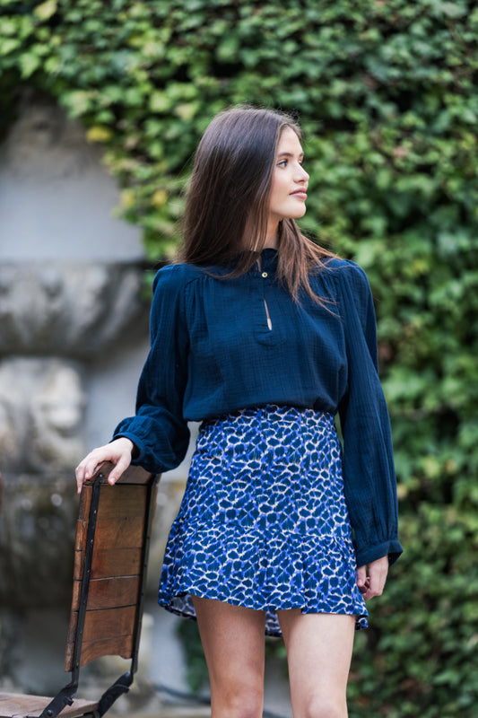 FALT02 Falda corta print