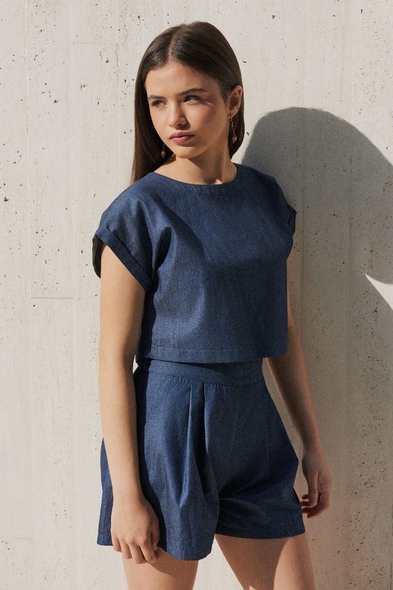 TOP05 Top denim