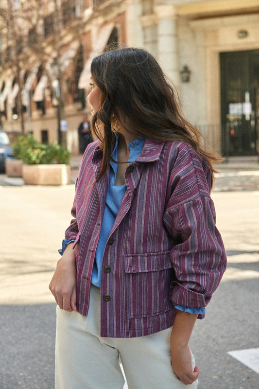 Parka espiga raya mora